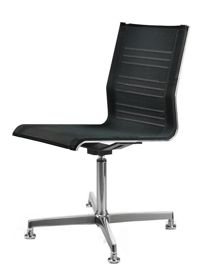 KEYPLUS 3156, Swivel chair with 4 feet, for modern office