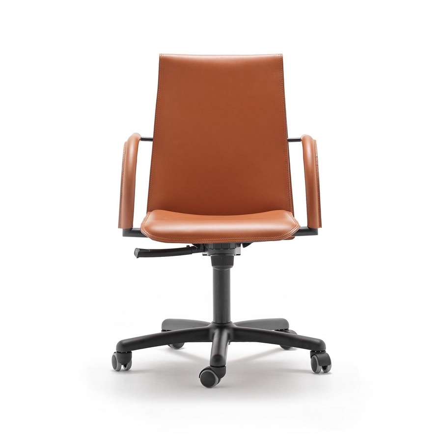 Relaix ABW, Office chair entirely covered in leather