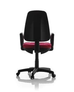 Robin 01 CP, Task chair with armrests and high back for office