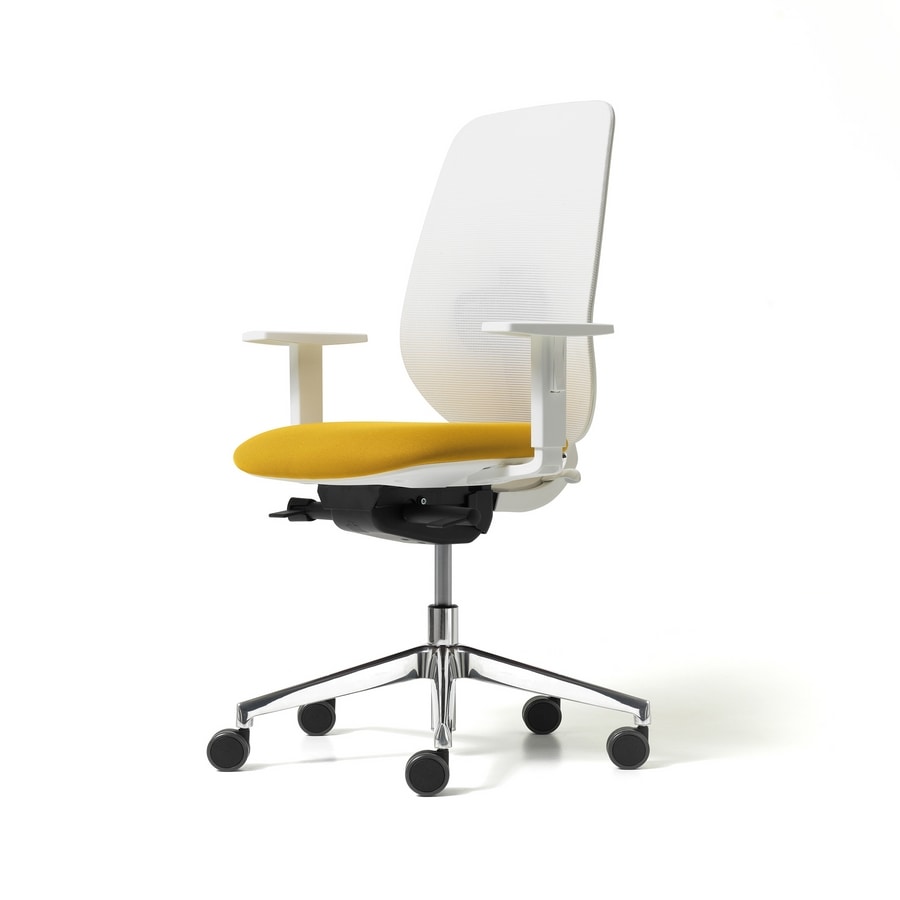 Skin Mesh, Office chair with mesh backrest