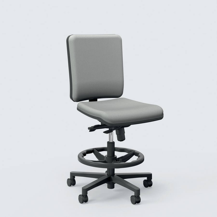 SMART, Task chair for office, contemporary design, padded seat and backrest