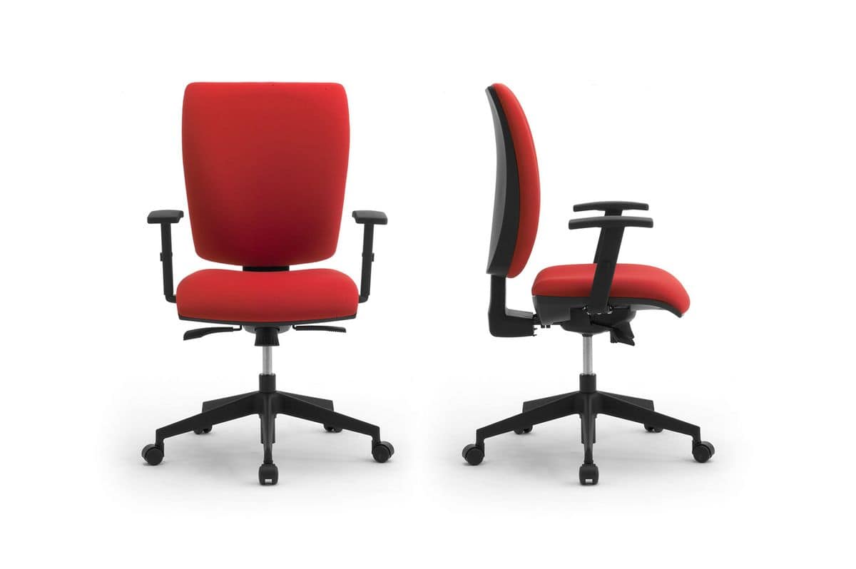 Sprint X, Operational office chair, with medium-tall backrest
