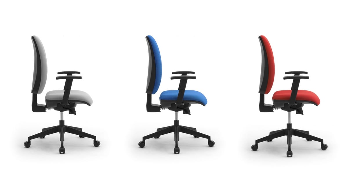 Sprint X, Operational office chair, with medium-tall backrest