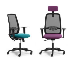 Star, Task office chair, with breathable mesh back