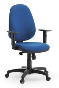 Tiger 01 SY, Padded task chair with wheels for office