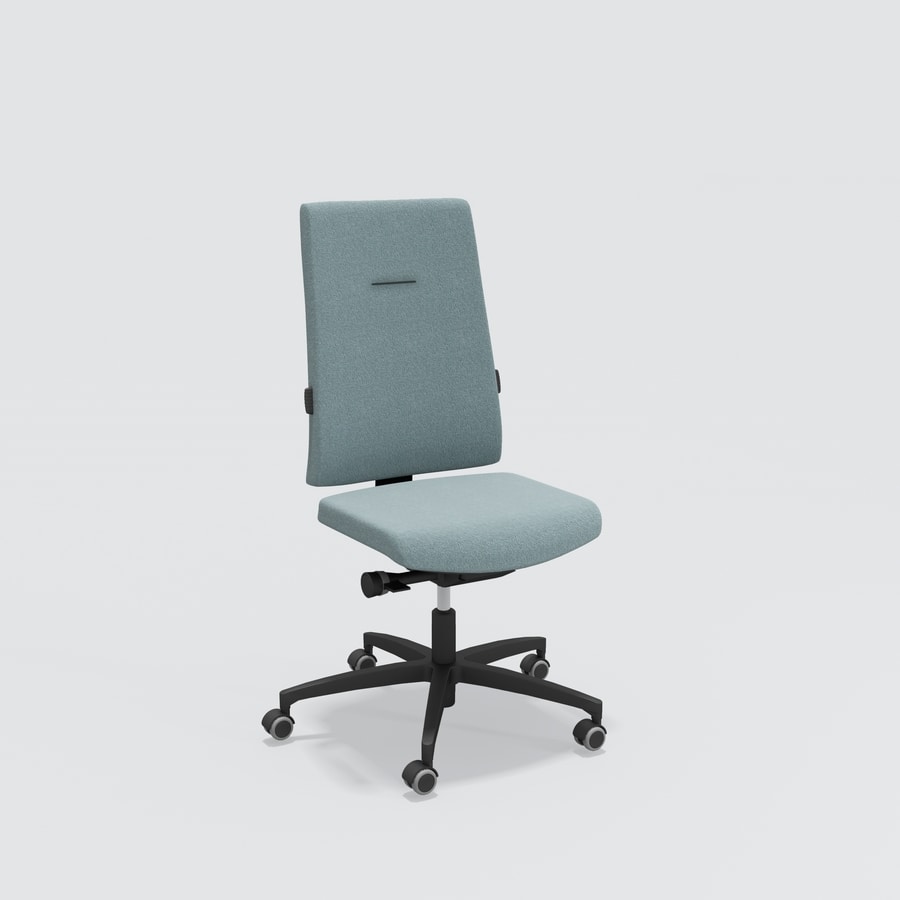 ZERO7 ELEGANT, Task chair padded and upholstered on both sides