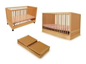 DURMI', Cot for children, sealable, for children's rooms