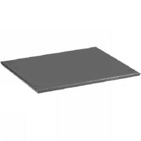 Tonik P82124 table plan, Top for bar table, rectangular, in aluminum, for bars
