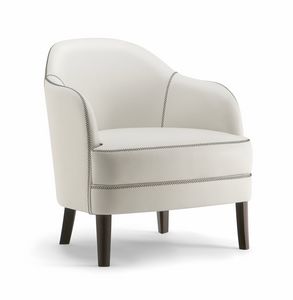 CHICAGO LOUNGE CHAIR 015 PL, Handcrafted armchair