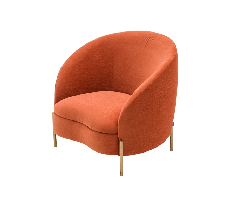 Euforia Air 05368, Armchair with soft shapes