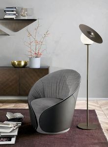 MAMA 
armchair, Armchairs entirely upholstered in leather or eco-leather