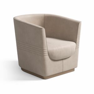 Thea 0852, Tub armchair with quilted shell