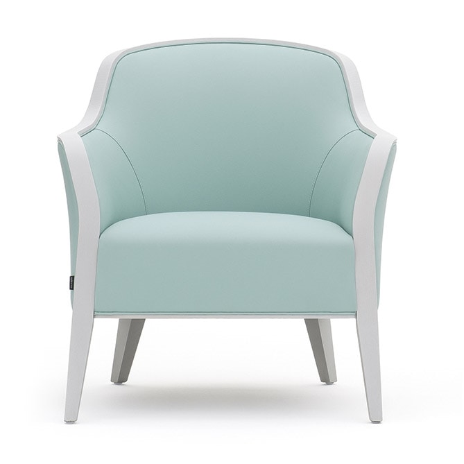 Wave 02741, Solid wood armchair suitable for contract use