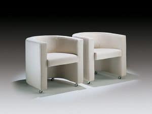 Willy, Modern tub chair, for office and medical office