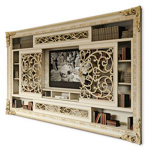 4095AB, TV cabinet with sliding doors