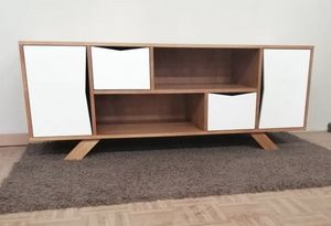 Art. 115, Modern tv stand in solid wood