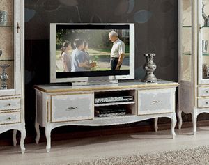 Art. 2695, TV stand with pickled finish