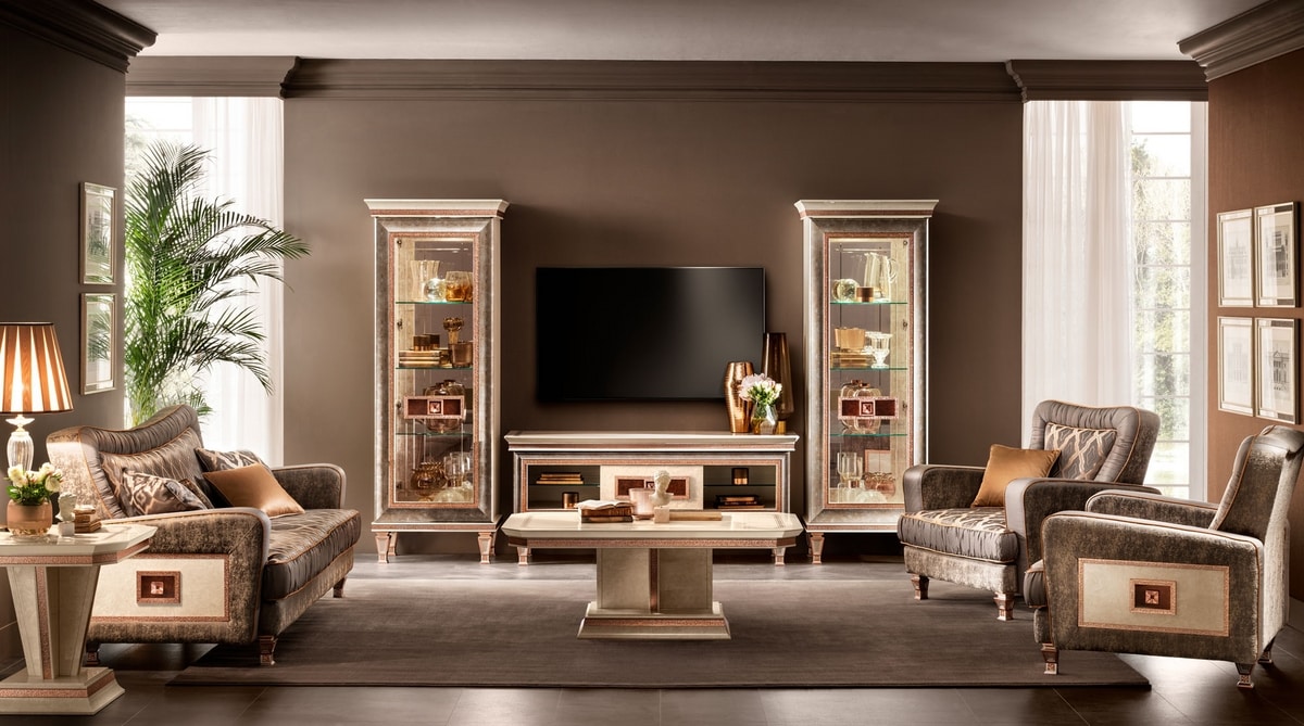 Dolce Vita TV set composition, Luxurious TV cabinet