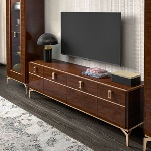 Eva Art. EADNOPT02, Wooden low TV cabinet
