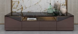 Peter, TV cabinet with marble top