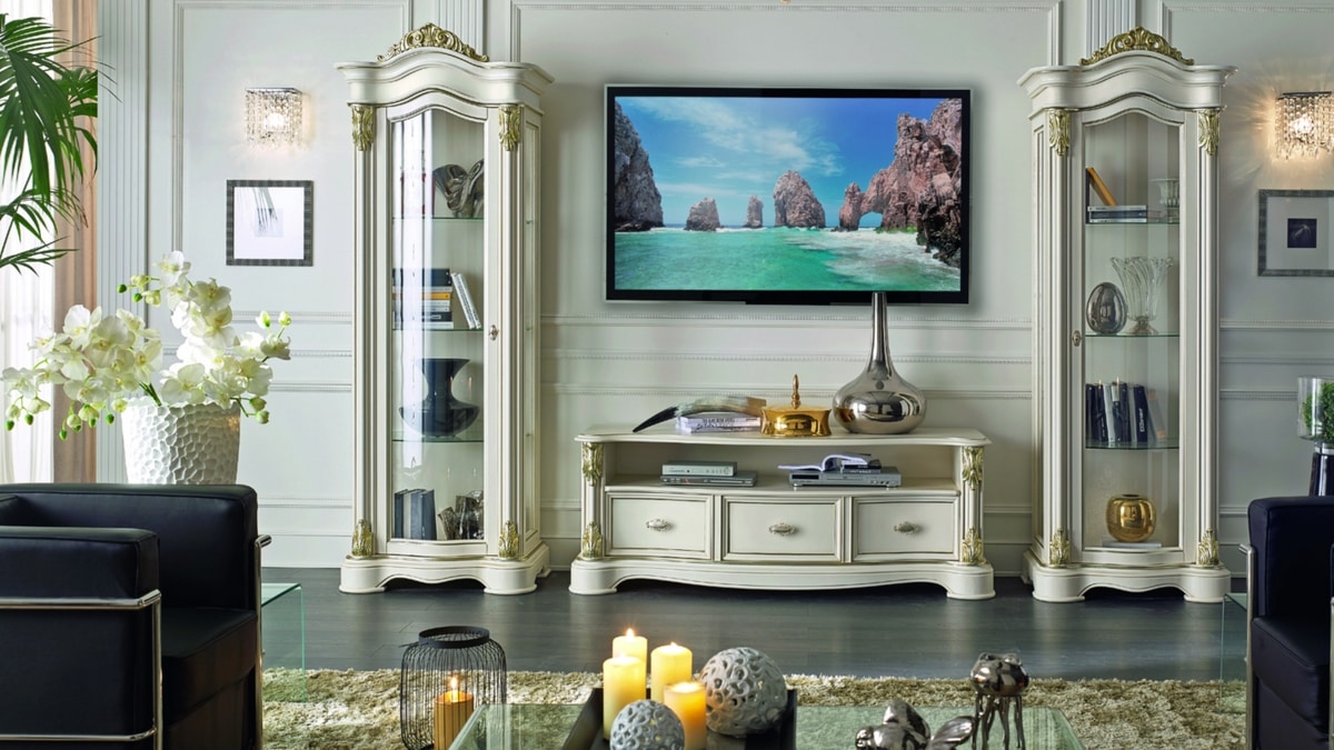 Roma TV cabinet, TV stand, contemporary classic style