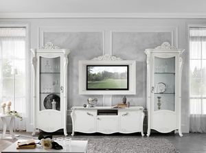 Viola TV composition, Neoclassical style living composition