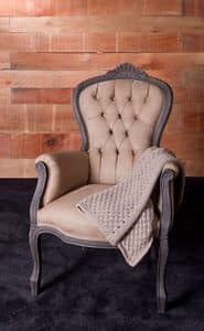 416 Nona, Baroque armchair ideal for hotels