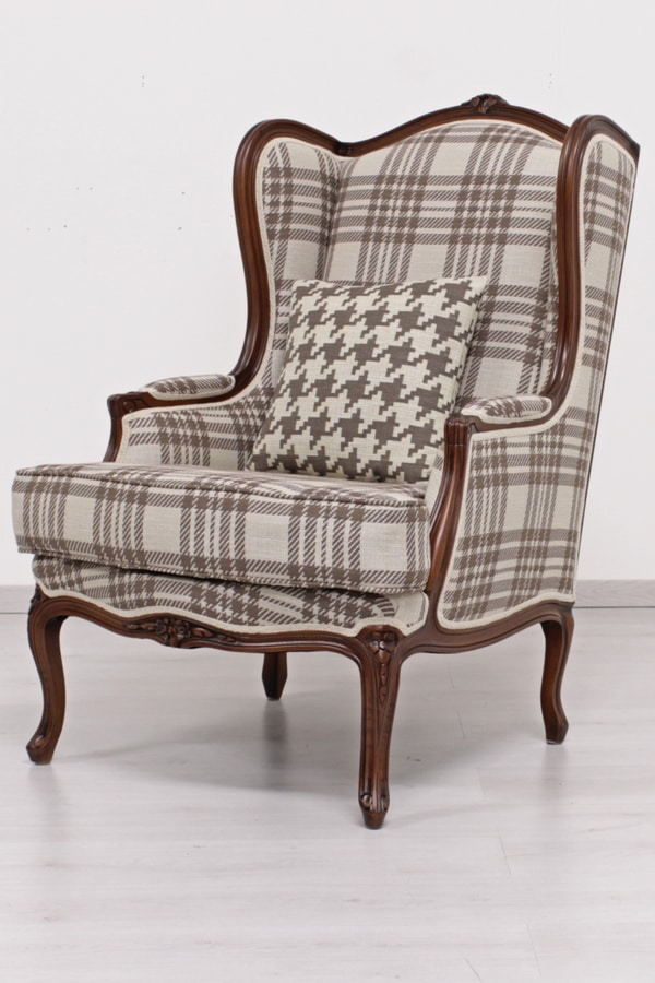 Bergere, Armchair ideal for living rooms and hotels