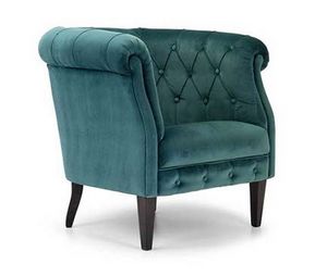 Art. 40550 Small armchair with classic upholstery, Sill�n de dise�o cl�sico, acolchado capiton�.