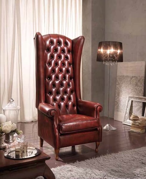 BERGER IMPERIALE armchair, Bergere armchair with high backrest