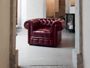 CLASSIC, Classic style armchair with high armrests