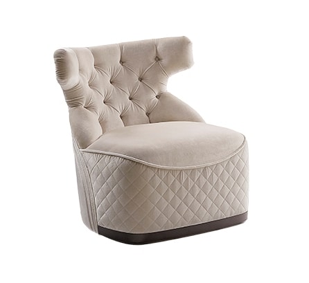 Dorotea, Armchair with a classic contemporary design