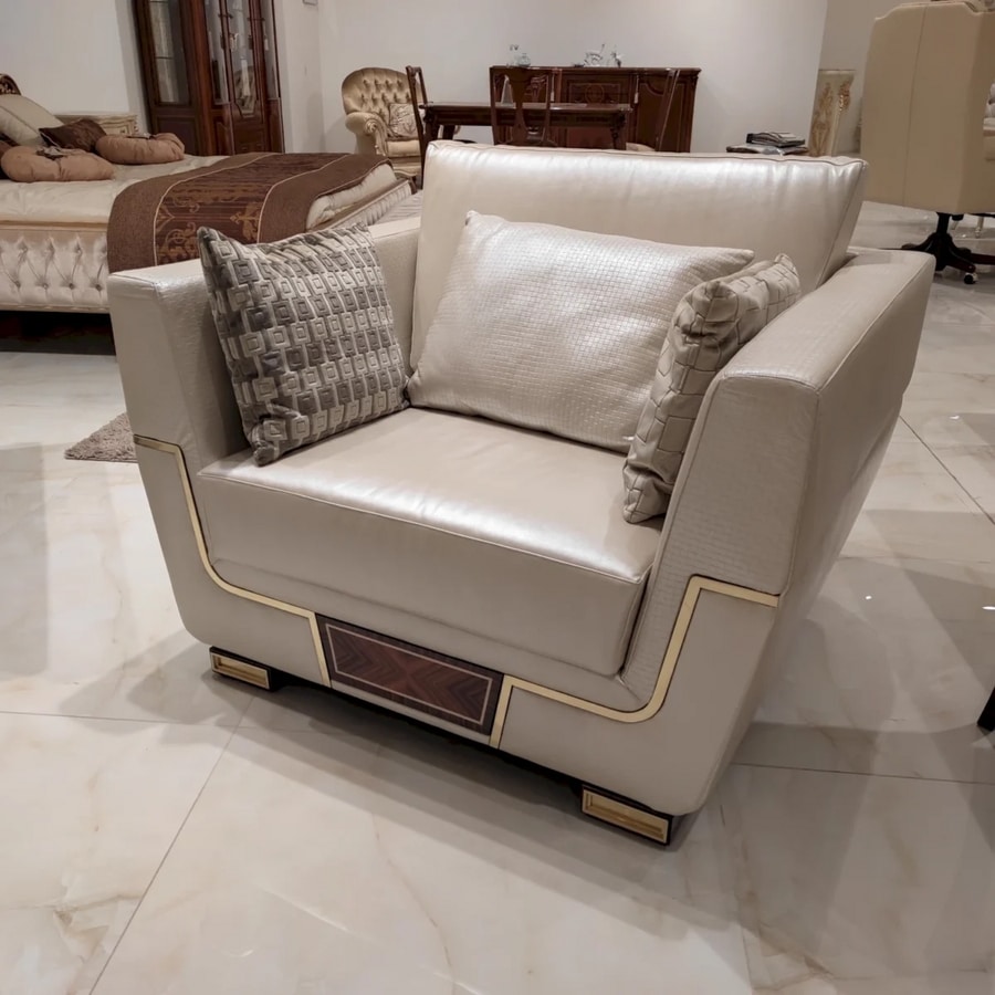 MONTE CARLO / armchair - LUX, Luxurious armchair for prestigious lounges