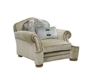 Palais Royal armchair, Comfortable armchair with classic style