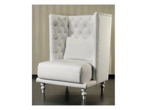 THARA armchair 8554, Elegant armchair Hotel hall
