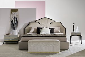 Ariel AR231, Upholstered bed for prestigious bedrooms