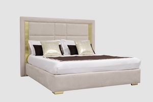 Aurora, Upholstered bed, contemporary style