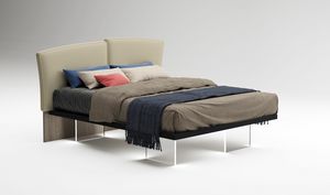 Brezza, Bed with upholstered headboard