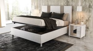 Carol, Upholstered bed with storage box