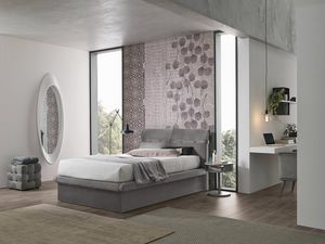 CORFÙ PLUS SD458, Upholstered bed