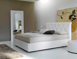 DIAMANTE, Double bed with storage