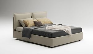 Duetto, Bed with headboard with pillows