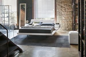 ELBA KB444, King-size bed with reclining cushions and built-in night tables