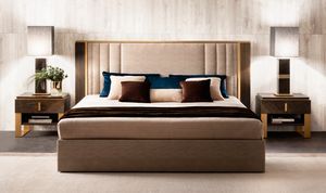 ESSENZA padded bed, Upholstered bed with a contemporary taste