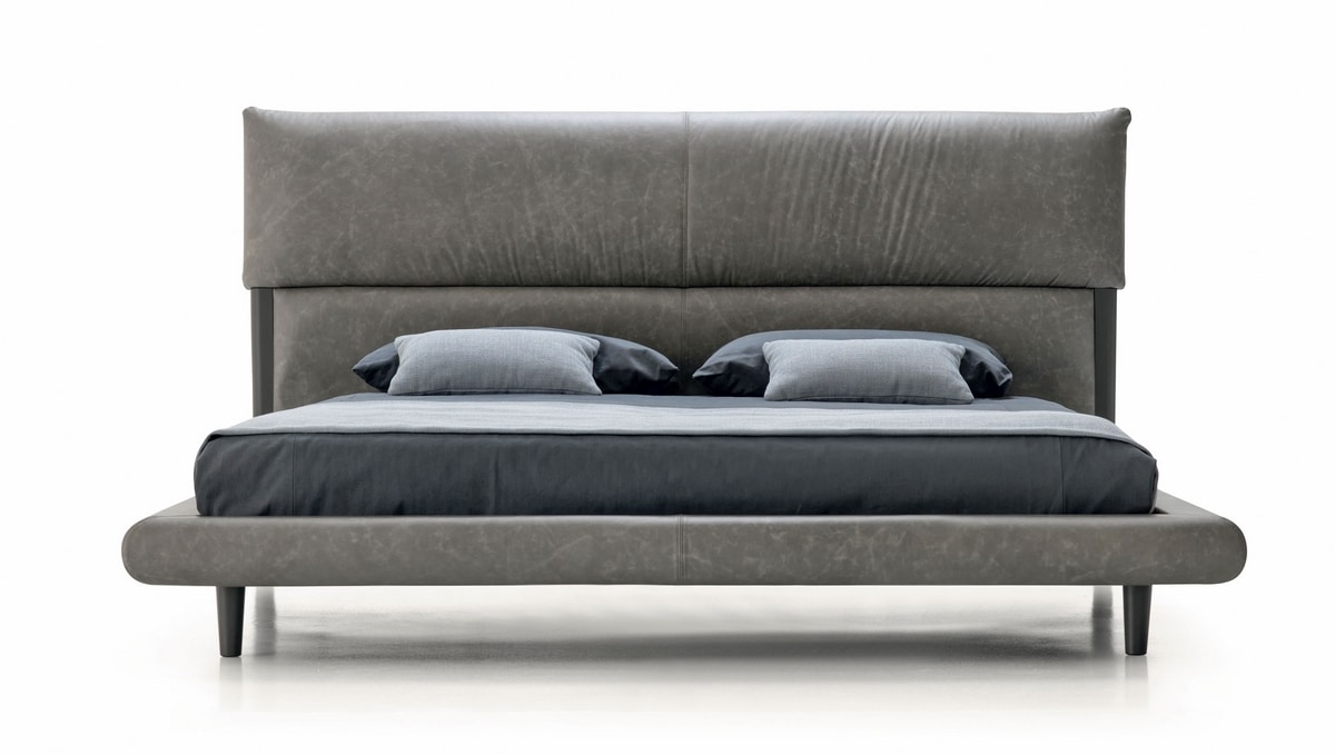 Herman Art. 966, Padded bed with a minimal and essential design