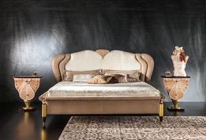 LE24K Farafalla, Upholstered bed at outlet price