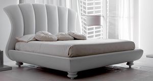 Leon Art. 915, Padded bed, with customizable upholstery
