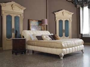 Leonardo bed, Padded bed ideal for classic bedrooms
