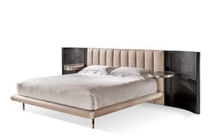Mirage bed, Bed with large wooden headboard