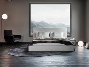 Notti italiane, Bed with removable upholstery, with refined elegance